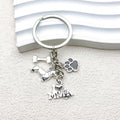 Dog Charm Keychains Featuring Dog Across 15 Pictured Variations view 4
