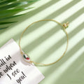 Gold Geometric Dried Flower Adjustable Bracelets 9 Styles view 6