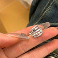 Silver Tone Crystal And Pearl Layered Ear Cuff Decorative Jewelry view 4