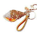 Jeweled Conch and Pagoda Shell Keychains in Multiple Distinct Styles view 5