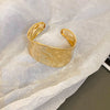 Gold Hammered Cuff