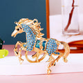 Jeweled Horse Keychains in Forty One Colors Poses and Motif Options view 9