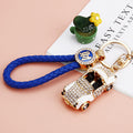 Jeweled Vintage Convertible Car Keychains in Four Pictured Colors view 8
