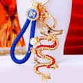 Mixed Pearl Crystal Zodiac and Tassel Dragon Keychains in Forty Seven Styles view 12