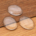 Glass Cabochons and Metal Pendant Trays in Twelve Shapes and Sizes view 9