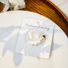 White Bow Clip