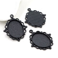 Ornate Oval Metal Pendant Trays in Four Antique Finishes view 6