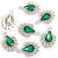 Polished Gold Silver Teardrop Alloy Charms in 16 Styles view 7