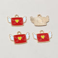 Enamel Love Letter Charms in Seven Color Styles for Jewelry view 10