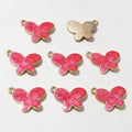 Colorful Enamel Butterfly Charms in Seven Assorted Options view 6