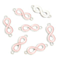 Enamel Infinity Symbol Double Loop Jewelry Connectors view 11