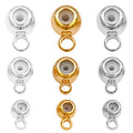Silicone Stopper Beads With Optional Side Loops in Three Sizes view 5