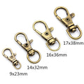 Swivel Lobster Clasps Jewelry Making Components In Detailed Metal Finishes view 3