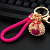 Fuchsia Pearl-Pouch Fuchsia-Strap