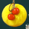 Yellow Persimmon-Pom