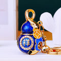Enamel Mouse and Fortune Gourd Keychains in Five Pictured Colors view 6