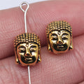 Buddha Head Bead in 5 Metal Finishes for Jewelry Making view 6