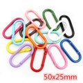 Mixed Color Geometric Aluminum Snap Hook Components view 8