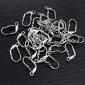 Leverback Earring Findings with Small Loops in Mixed Finishes view 4