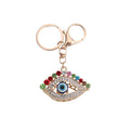 Evil Eye Rhinestone Keychain Metal Charm 4 Styles Mixed Metals view 5