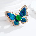 Butterfly Enamel Metal Brooch Pin 3 x 4.4 cm for Jackets and Lapels view 5