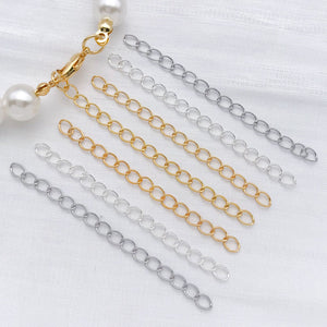 Five Centimeter Metal Extension Chains in Three Finishes