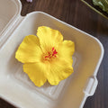 Six Color Large Artificial Hibiscus Duckbill Hair Clip Assortment view 7
