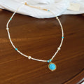 Aqua Crystal Bracelets Turquoise Necklace Square Studs view 5
