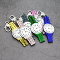 Mirror Acrylic Watch Bag Charms Heart Clasp 6 Colors view 3
