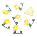 Sun and Moon Rabbit Enamel Alloy Charm Pendants for Jewelry Making view 6