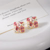 Pink Floral Squares