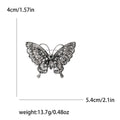 Crystal Butterfly Brooch in Five Metallic Colorways view 5