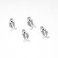 Fish Skeleton Metal Pendant Charm For Jewelry Making view 5