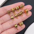 Matte Gold-Tone Spacer Bead Metal Beads with 16 Listed Options view 2