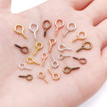 Metallic Screw Eye Jewelry Findings with 32 Listed Options view 2