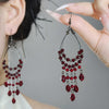 Burgundy Chandelier