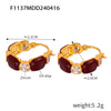 Burgundy Hoops