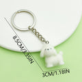 Dog Charm Keychains in 18 Pictured Variations for Bags and Keys view 2