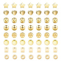 Yellow Bead and Round Bead Metal Beads with 17 Listed Options view 5