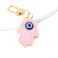 Enamel Hamsa Evil Eye Lobster Clasp Keychain 8 Styles view 8