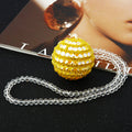 Jeweled Ball Hanging Ornaments in Five Aurora and Rainbow Color Options view 9