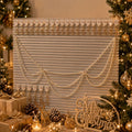 Multi Swag White Faux Pearl Garland Christmas Tree Decor view 4