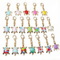 Colorful Enamel Turtle Charms with Lobster Clasps in 21 Styles view 1