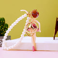 Pearl Strand Ballet Dancer Keychains in Purple White and Assorted Colors view 5