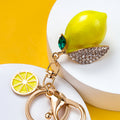 Jeweled Fruit and Vegetable Keychains in Sixty-Four Pictured Designs view 4