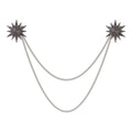 Flower Tassel Metal Brooch Pin for Jackets and Lapels view 1