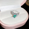 Green Pear Ring