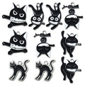 Black Black Cat Metal Charms with 5 Listed Options view 1