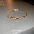 Four Mixed Crystal Bracelet Designs In Gold Tone Or Silver Tone view 4