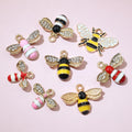 Colorful Enamel Bee Charms in Nine Pictured Styles view 2